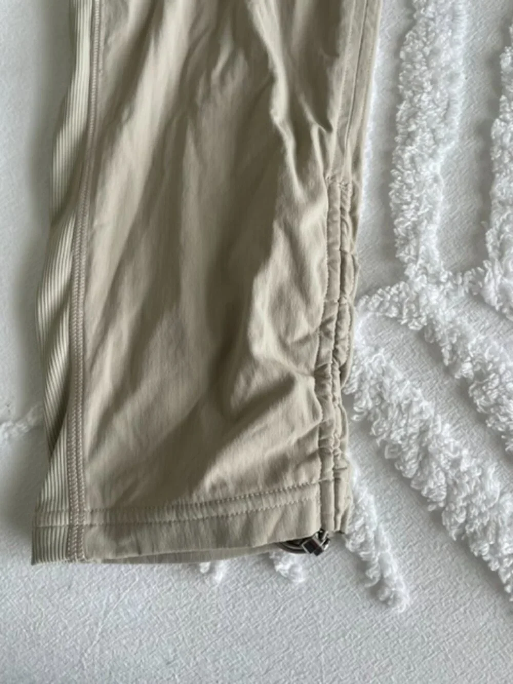 Lululemon Women's Dance Studio Crop Pants Unlined Light Beige - Size 2